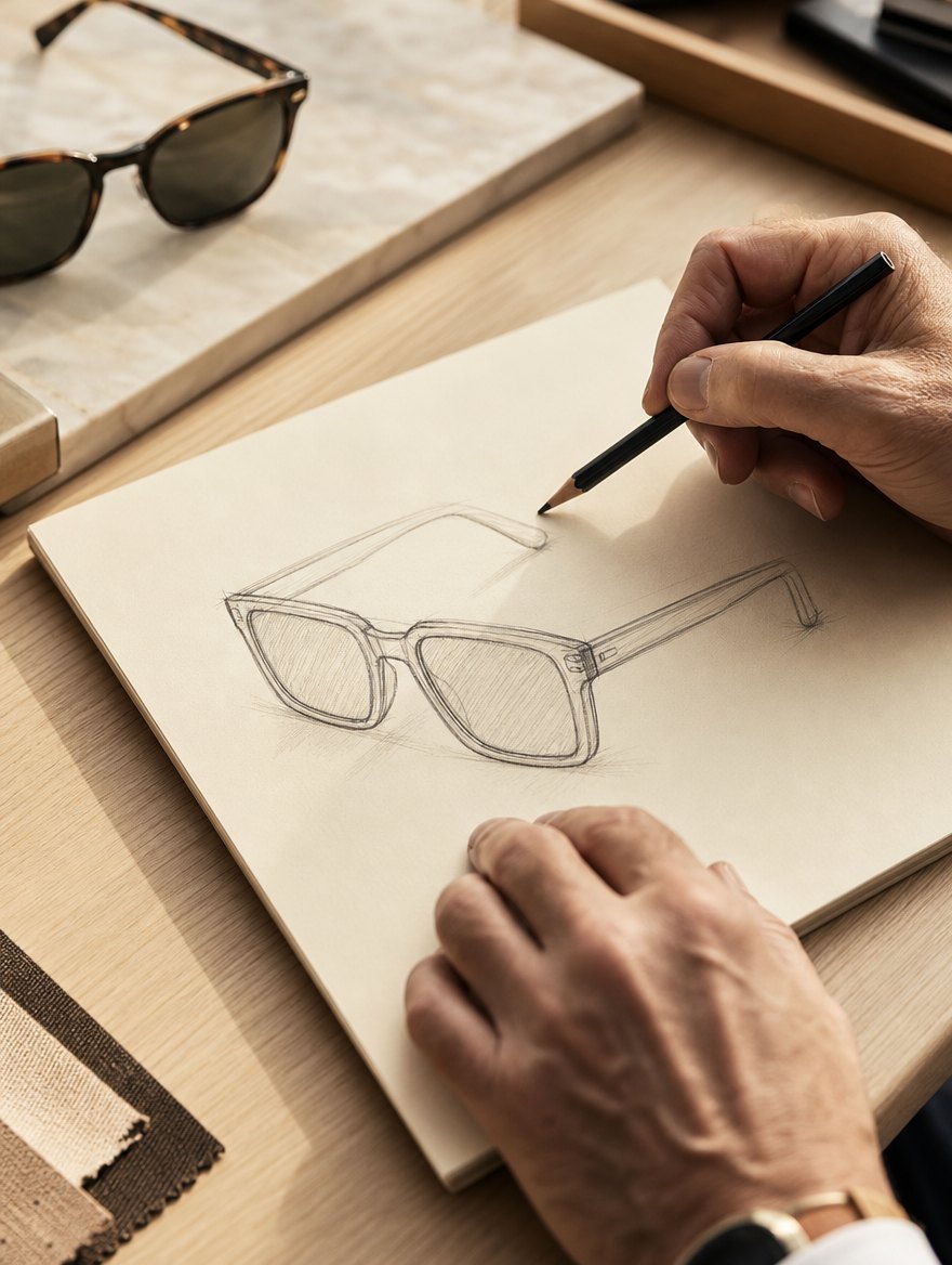 Sketching a new frame by hand